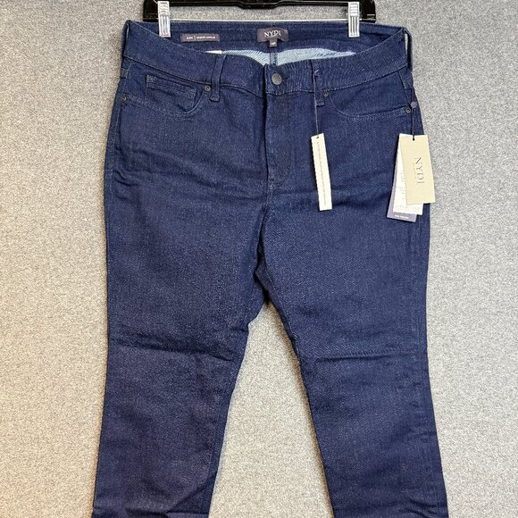 NYDJ Women's Ami Skinny Ankle Blue Jeans - Size 14 Petite - Used - Picture 1 of 7